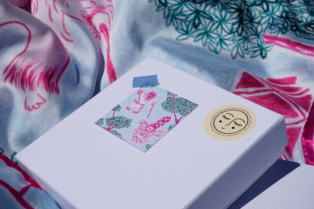 Image of Foulard Danse masquée