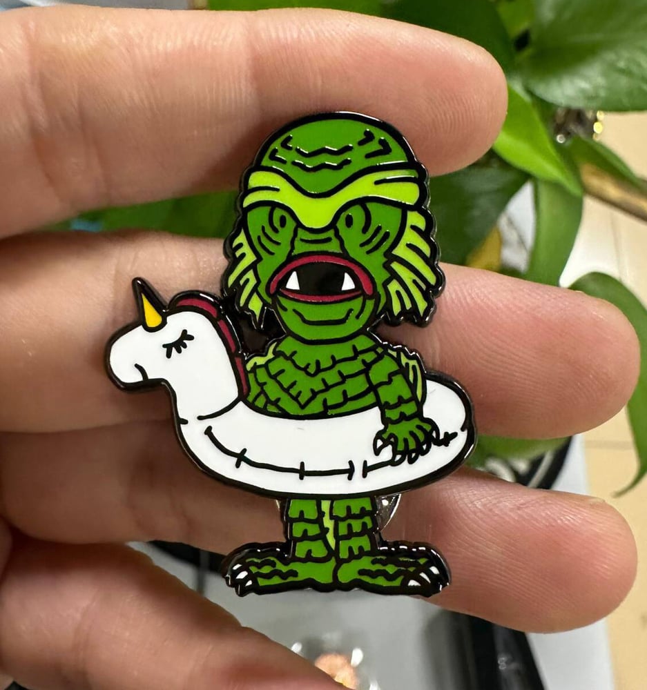 Image of Creature from the Brown Lagoon - Pin