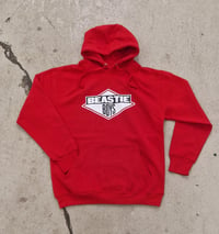 Image 1 of Beastie Boys red pull-over hoodie