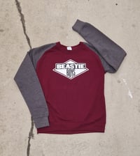 Image 1 of Beastie Boys sweater (burgundy/grey)