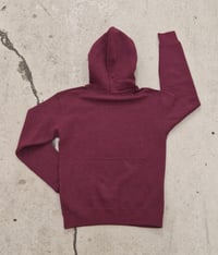 Image 2 of Beastie Boys burgundy pull-over hoodie ONE OFF