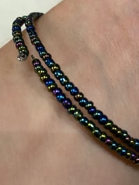 Image 2 of Metallic Beaded Bracelet