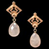 AZTECAH Earring Petite x Rose Quartz