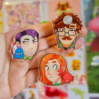 Image 4 of Stardew Valley Heads Acrylic Pins