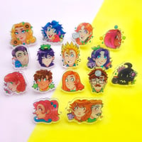 Image 2 of Stardew Valley Heads Acrylic Pins