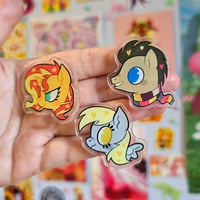 Image 9 of My Little Pony Heads Acrylic Pins