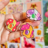 Image 8 of My Little Pony Heads Acrylic Pins