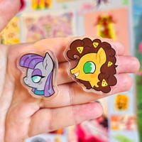 Image 11 of My Little Pony Heads Acrylic Pins