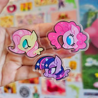 Image 3 of My Little Pony Heads Acrylic Pins