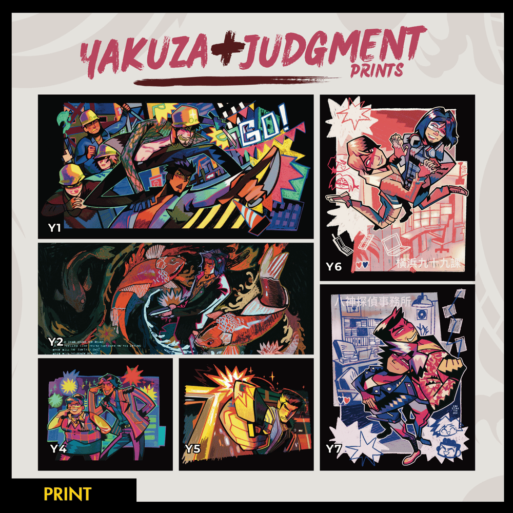 [TROFFEL] Yakuza + Judgment Prints