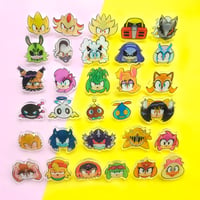 Image 2 of Sonic the Hedgehog Acrylic Pins WAVE 2