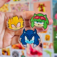 Image 5 of Sonic the Hedgehog Acrylic Pins WAVE 2