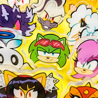 Image 1 of Sonic the Hedgehog Acrylic Pins WAVE 2