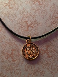 Image 2 of Golden Pendant Rope Necklaces