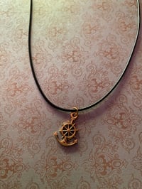 Image 4 of Golden Pendant Rope Necklaces