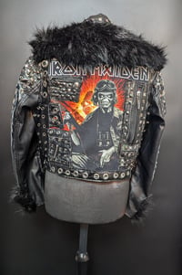 Image 9 of FEAR OF THE DARK MAIDEN FAUX FUR BIKER