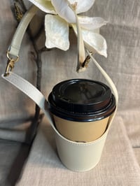 Image 4 of Portable Coffee Leather Cup Holder