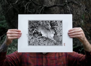 Chicken-footed Hare · Print