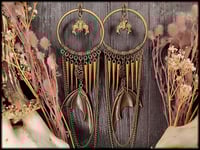 Image 1 of Vampiria - Long Batwing Earrings #4