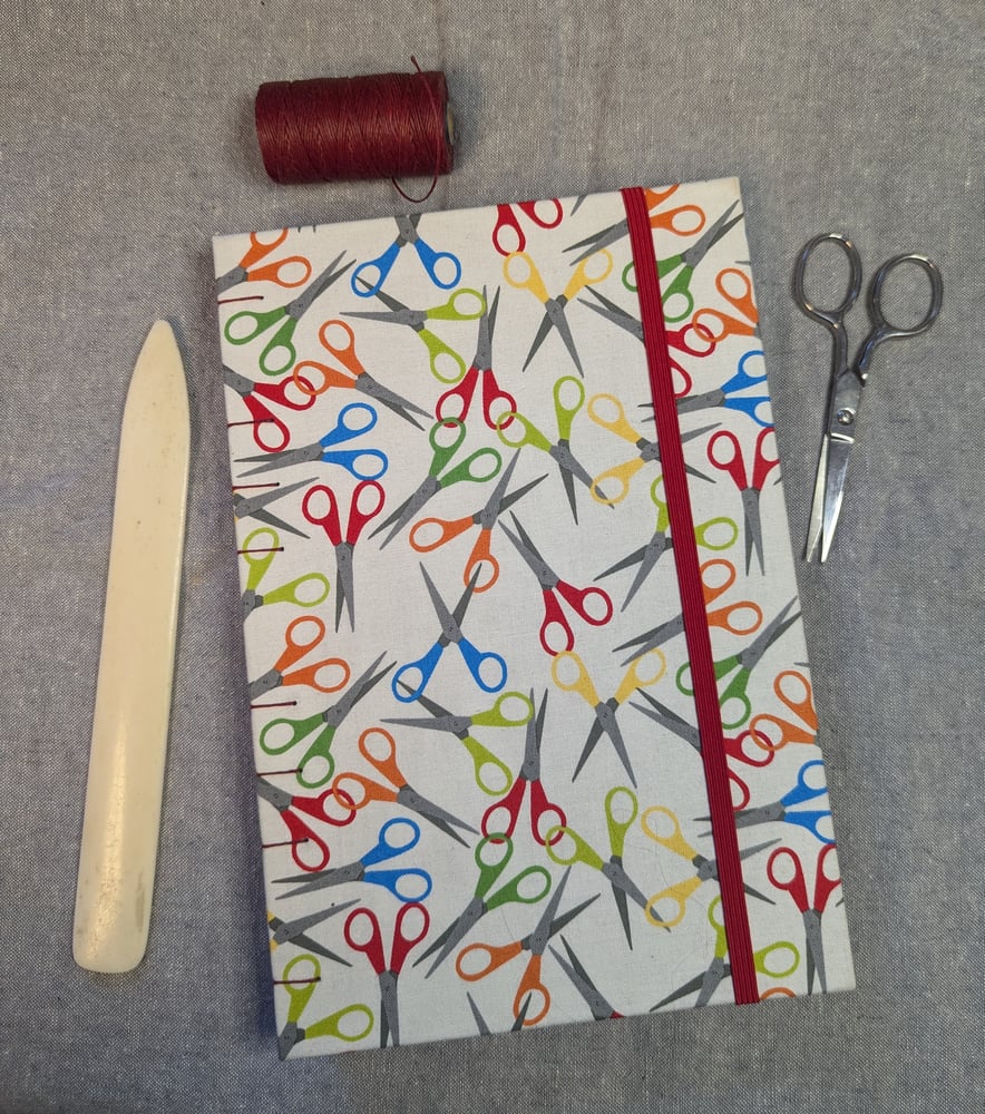 Image of Medium Mixed Media Scissors Sketchbook 