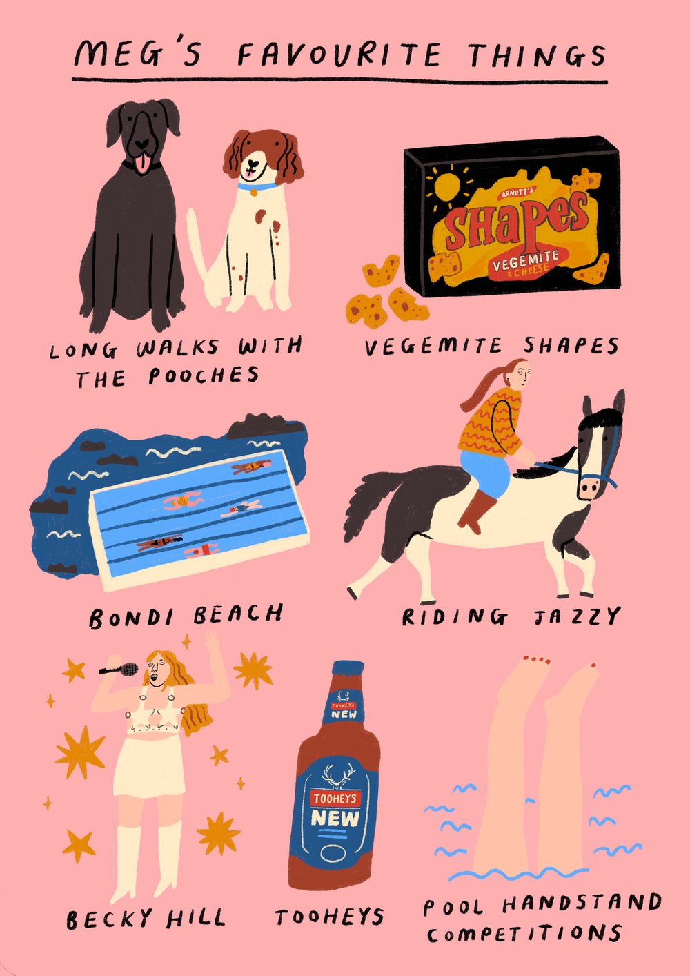 Image of Favourite Things Custom Print