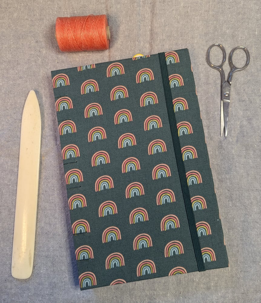 Image of Medium Rainbows Dot Grid Journal