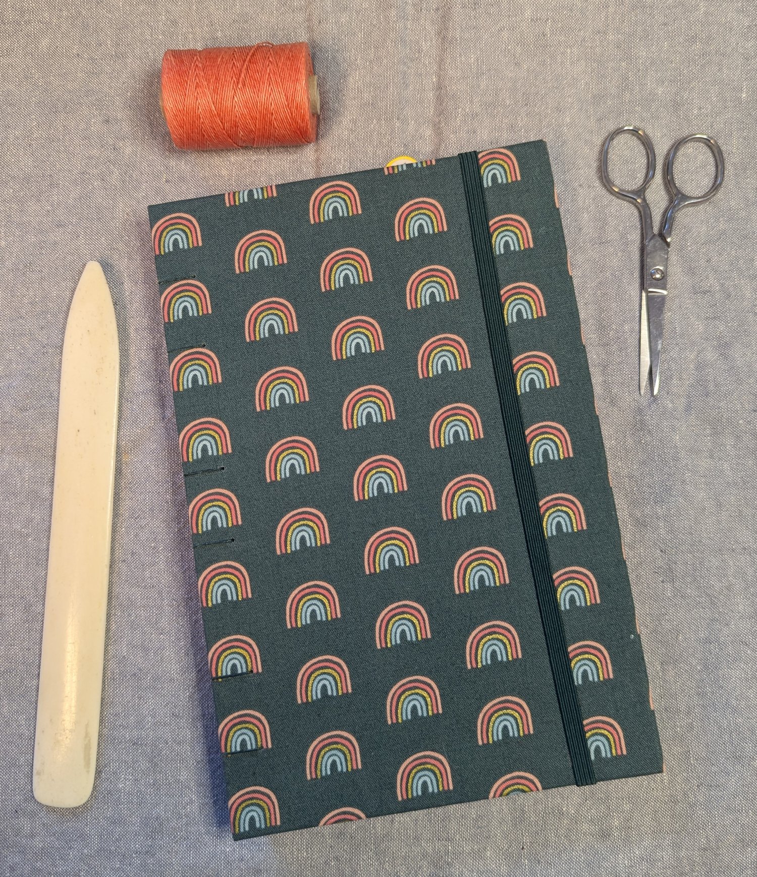 Image of Medium Rainbows Dot Grid Journal