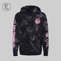 Image 1 of  DRx Travel Co. Hoodie - Black Tie-Dye