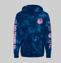 Image 1 of DRx Travel Co. Hoodie - Navy Tie-Dye