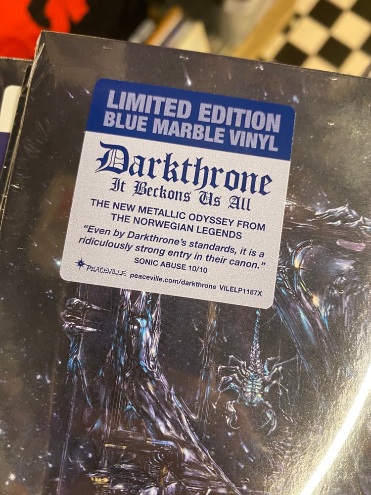 Image of LP Darkthrone It Beckons Us All limited editions signed by Fenriz