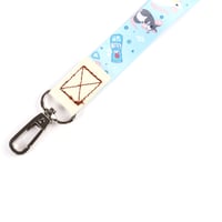 Image 2 of Rat Snacks Lanyard with Leather Buckle