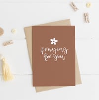 Praying For You A6 Greeting Card 