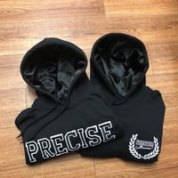 All-Black Precise Silk Hoodie