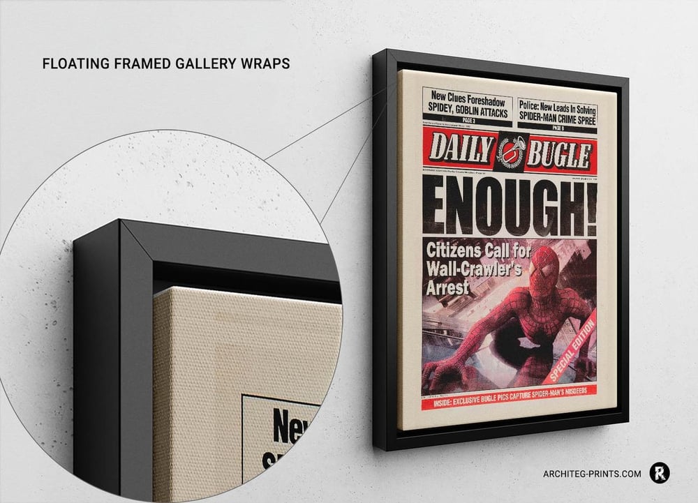 Daily Bugle Spider Man Newspaper 4 Movie Poster