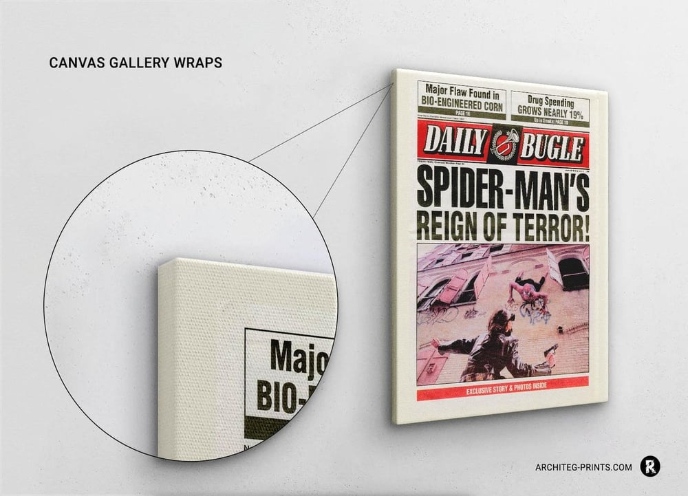 Daily Bugle Spider Man Newspaper 2 Movie Poster