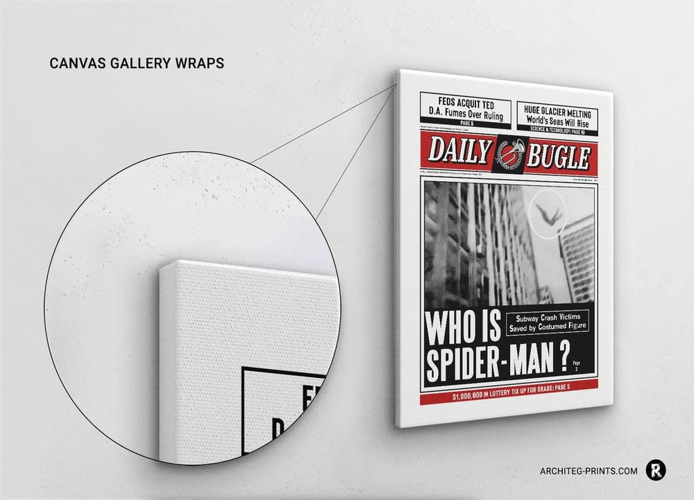 Daily Bugle Spider Man Newspaper 1 Movie Poster