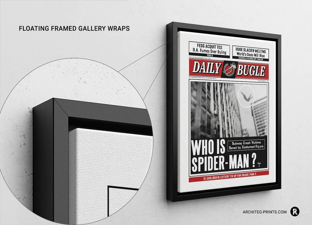 Daily Bugle Spider Man Newspaper 1 Movie Poster