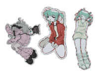 deco sticker (3 types)