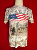 Image of Officially Licensed Torture "4 - "Enduring Freedom" Cover Art All Over Print Camo Shirt!!