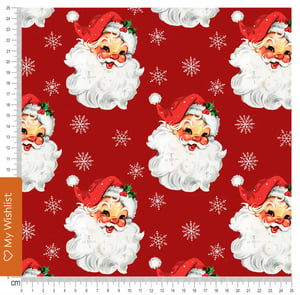 Image of Jolly Santa (on Red)