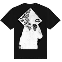 Image of CROW RECORDS  "EYE" B&W  T-SHIRT