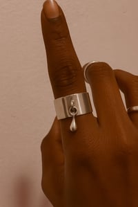 Droplet Charm Ring