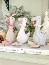 Image 1 of SALE! Baby Christmas Geese ( Set or Singles )