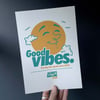 Good Vibes A4 print