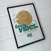 Good Vibes A4 print