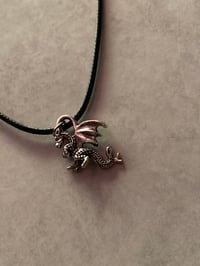 Image 5 of Silver Pendant Rope Necklaces