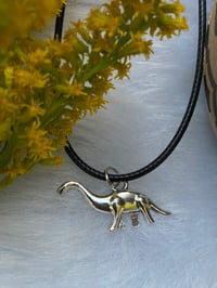 Image 11 of Silver Pendant Rope Necklaces