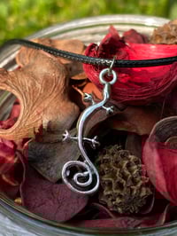 Image 1 of Silver Pendant Rope Necklaces