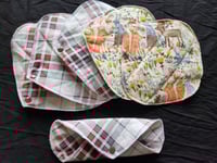 Cotton Flannel Pantyliner Set in Wilderness Theme