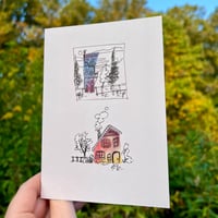 Image 1 of Funky Houses Greeting Card